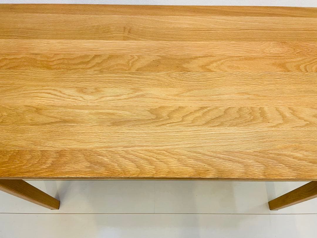 送料込み⭐︎らくらくメルカリ便⭐︎無印良品 無垢材デスク（引出付）オーク材