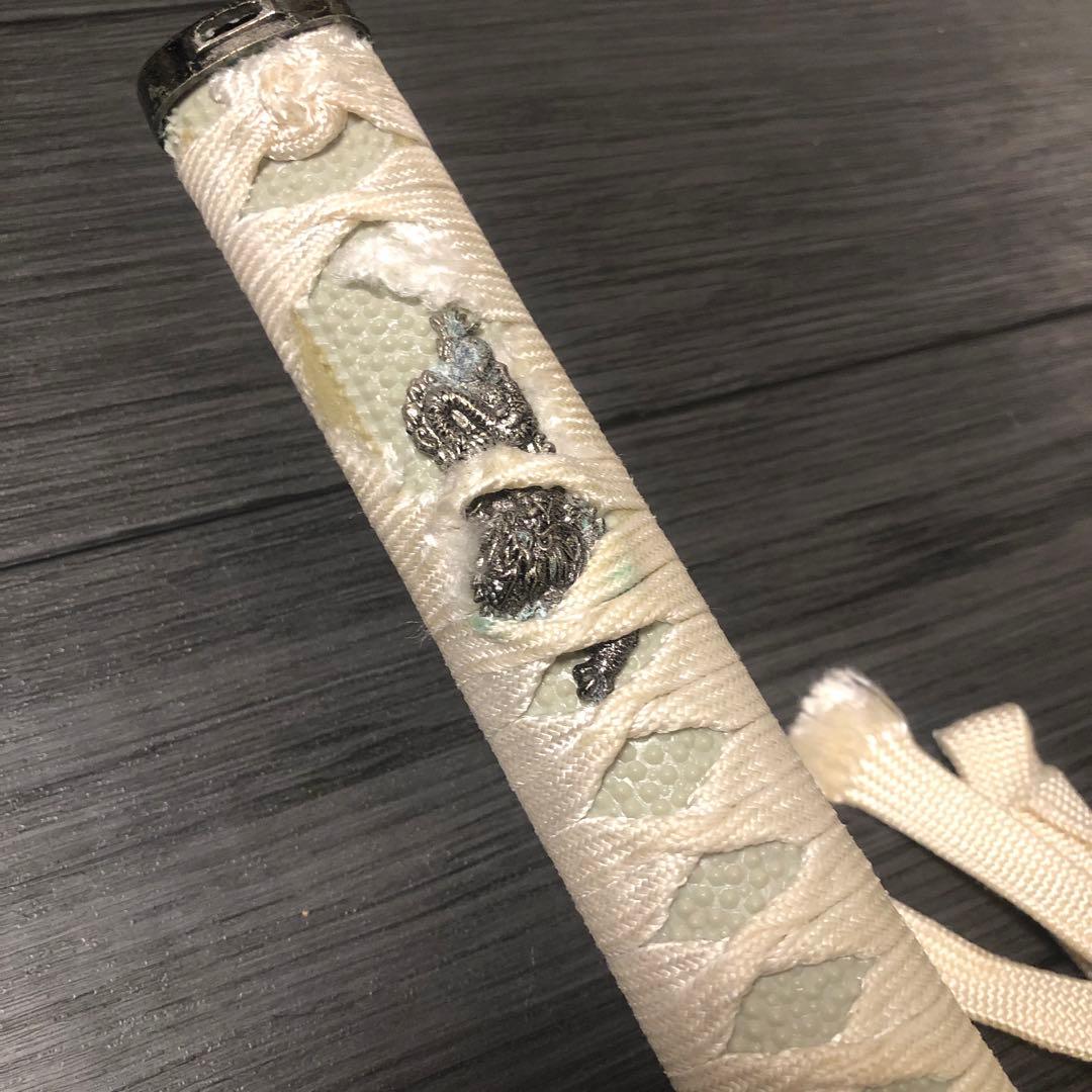 高級模造刀 白拵え 灰鞘 居合刀 太刀 本格模造刀 - メルカリ