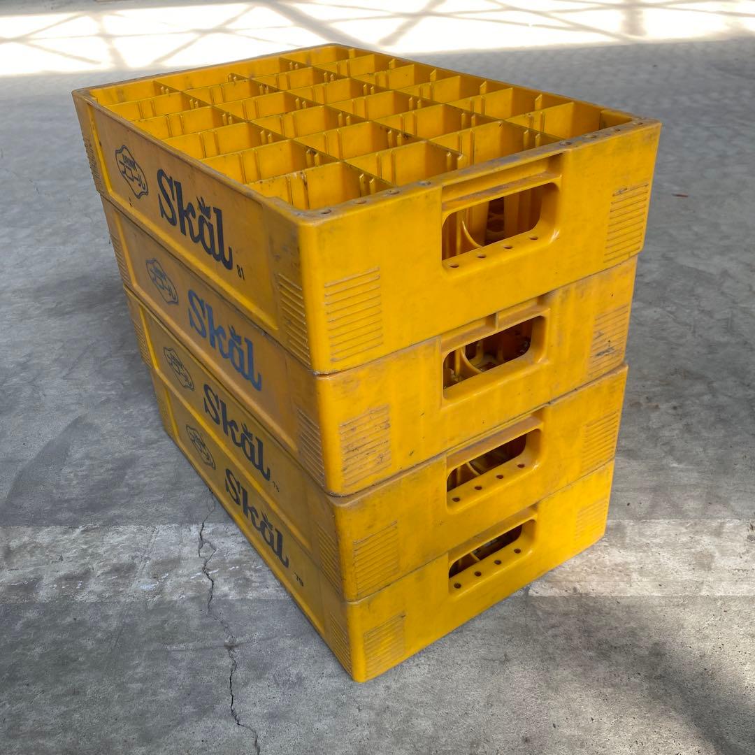 スコール　コンテナ　昭和レトロポップ　当時物　便ケース　skål