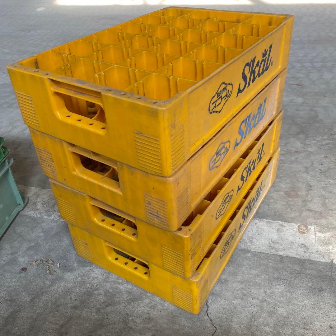 スコール　コンテナ　昭和レトロポップ　当時物　便ケース　skål