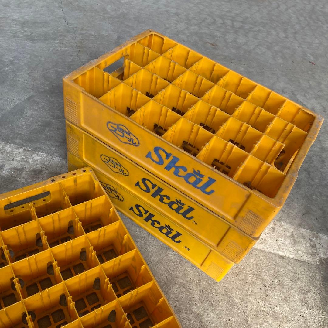 スコール　コンテナ　昭和レトロポップ　当時物　便ケース　skål