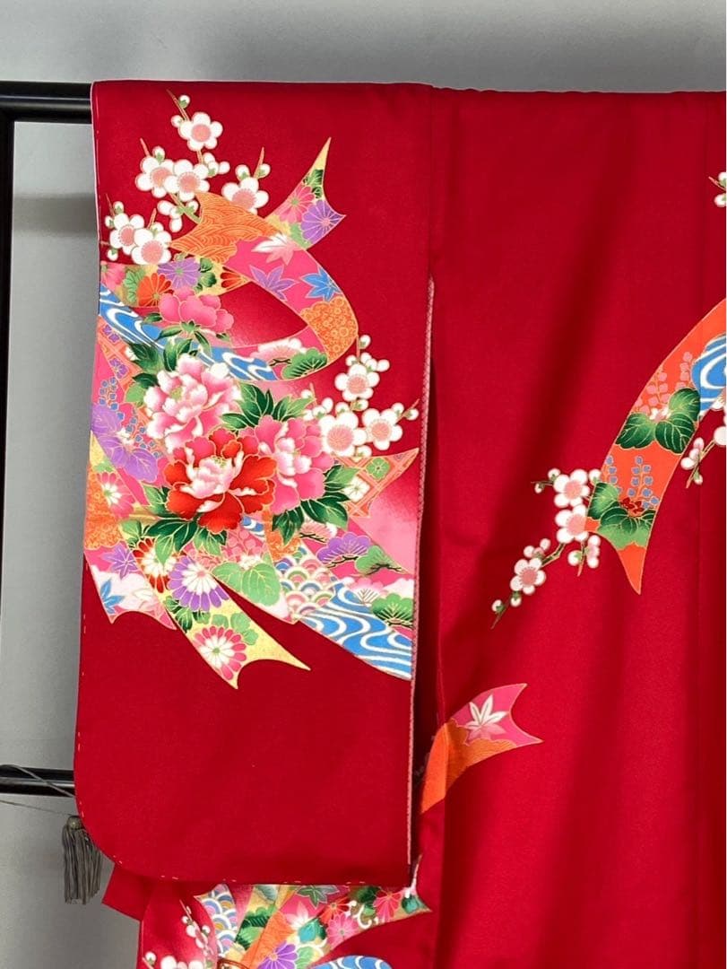 【激安】新品お祝い着正絹四つ身襦袢付き　131