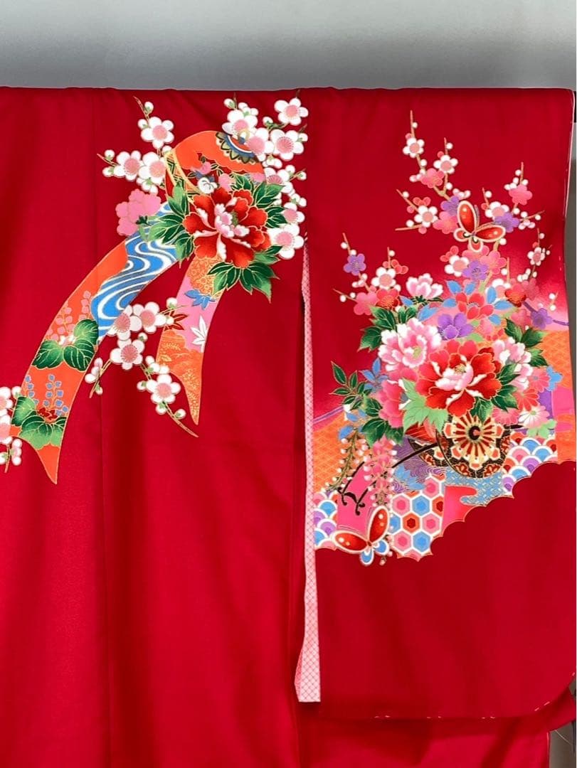 【激安】新品お祝い着正絹四つ身襦袢付き　131