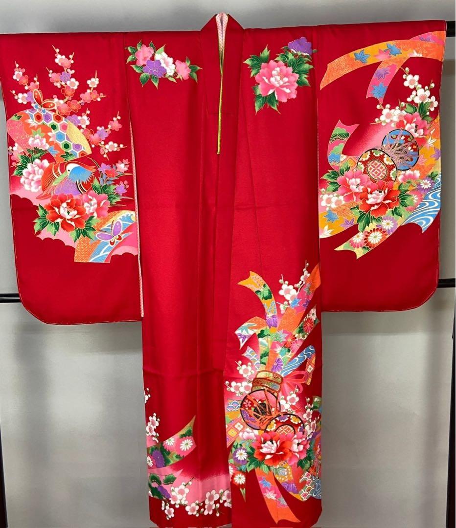 【激安】新品お祝い着正絹四つ身襦袢付き　131