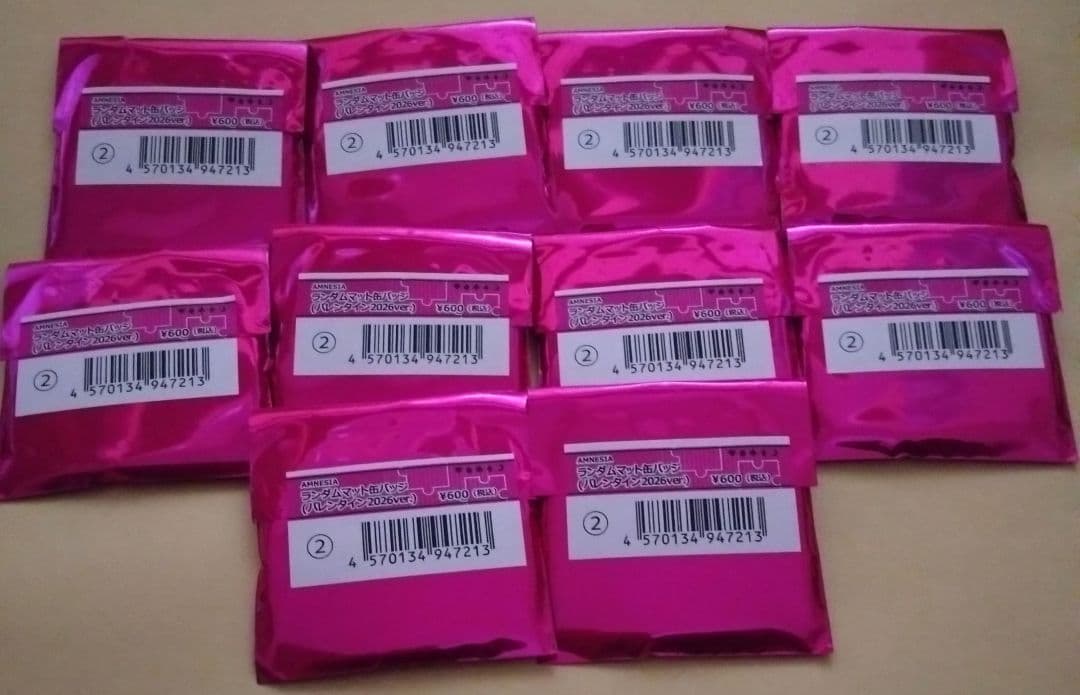 アムネシア 缶バッジ 未開封10点 バレンタイン AMNESIA オトスト