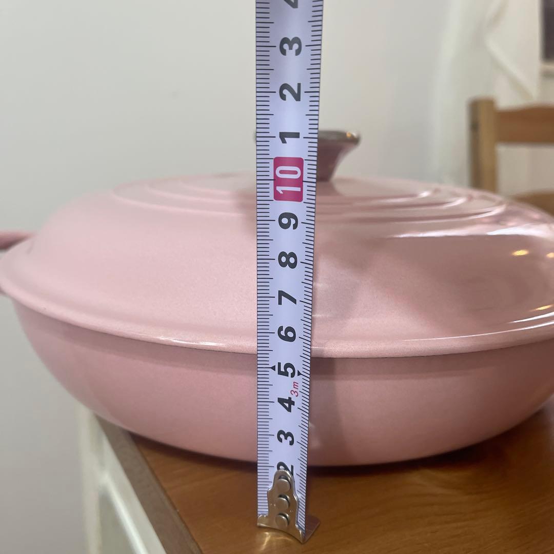 LE CREUSET ピンクホーロー鍋 26cm
