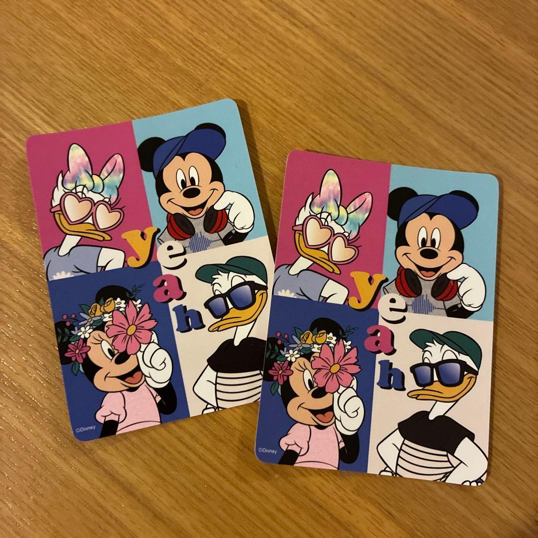 2枚組 ディズニーストア じゃんけんカード 池袋サンシャインシティ