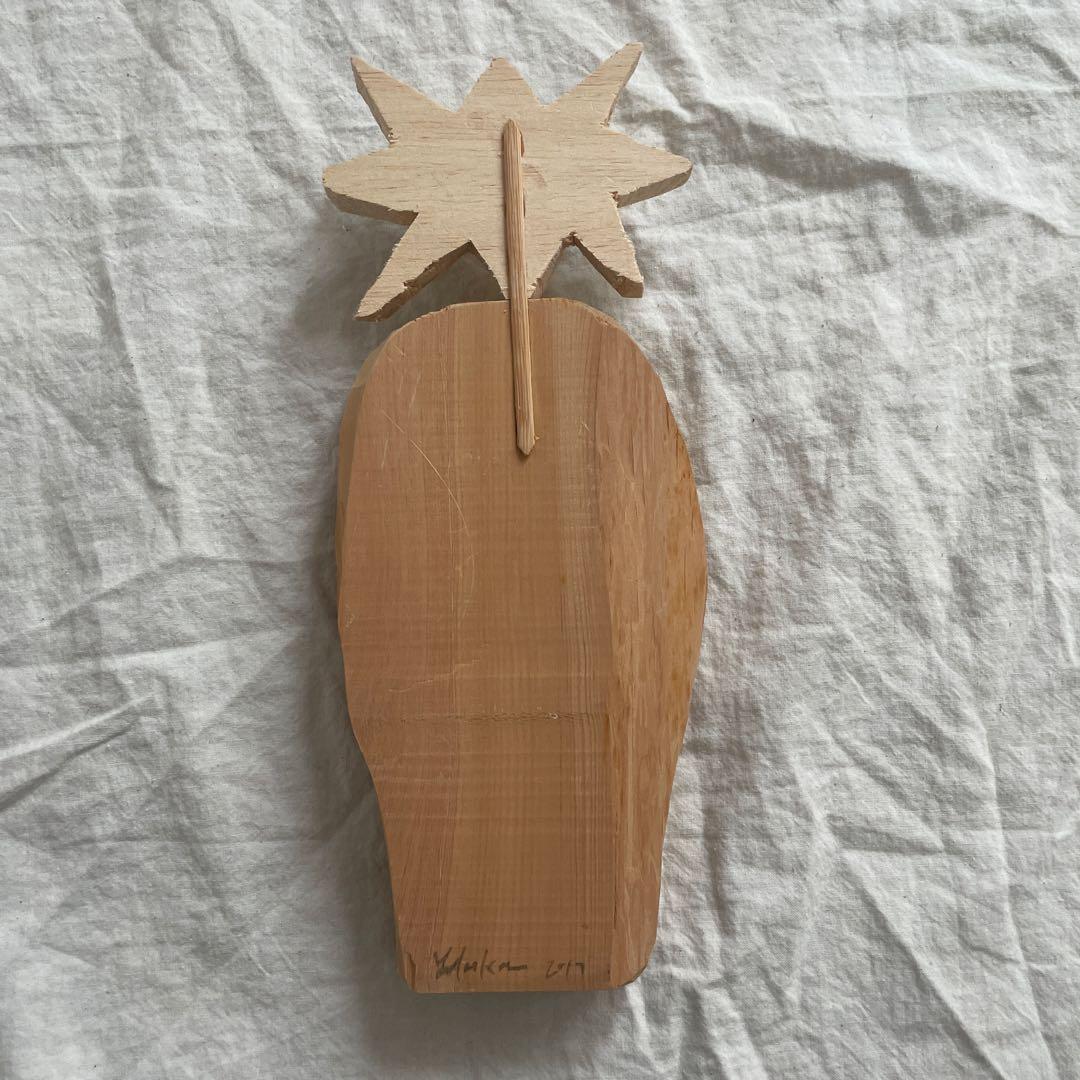 菅祐子　木彫り少女