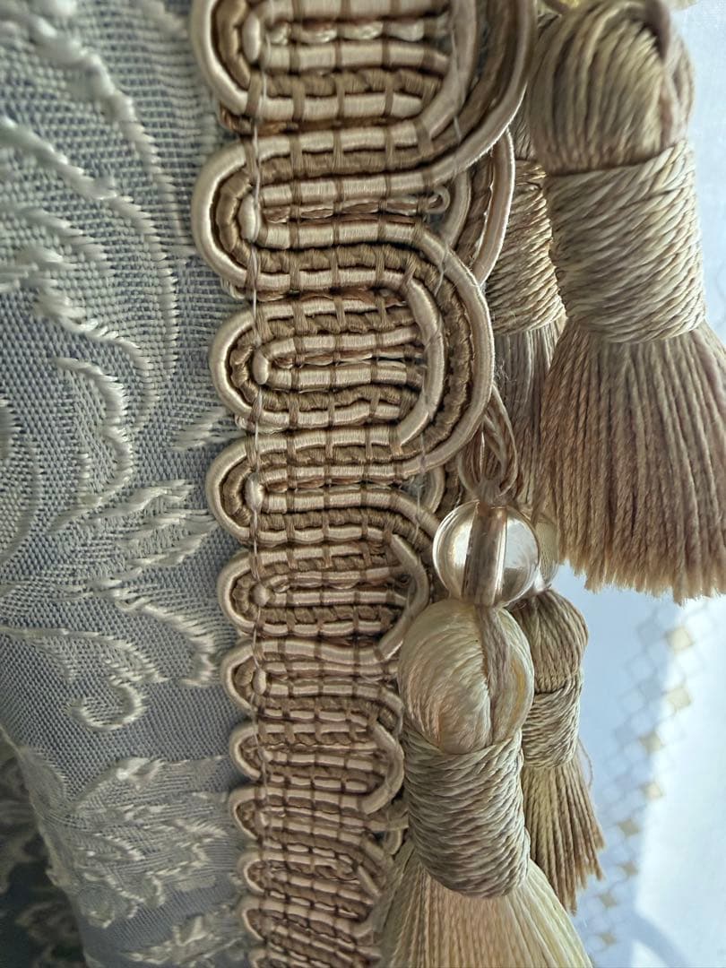 フリンジカーテン・裏地付き・遮光・遮熱・防音、ブレナムフリンジ