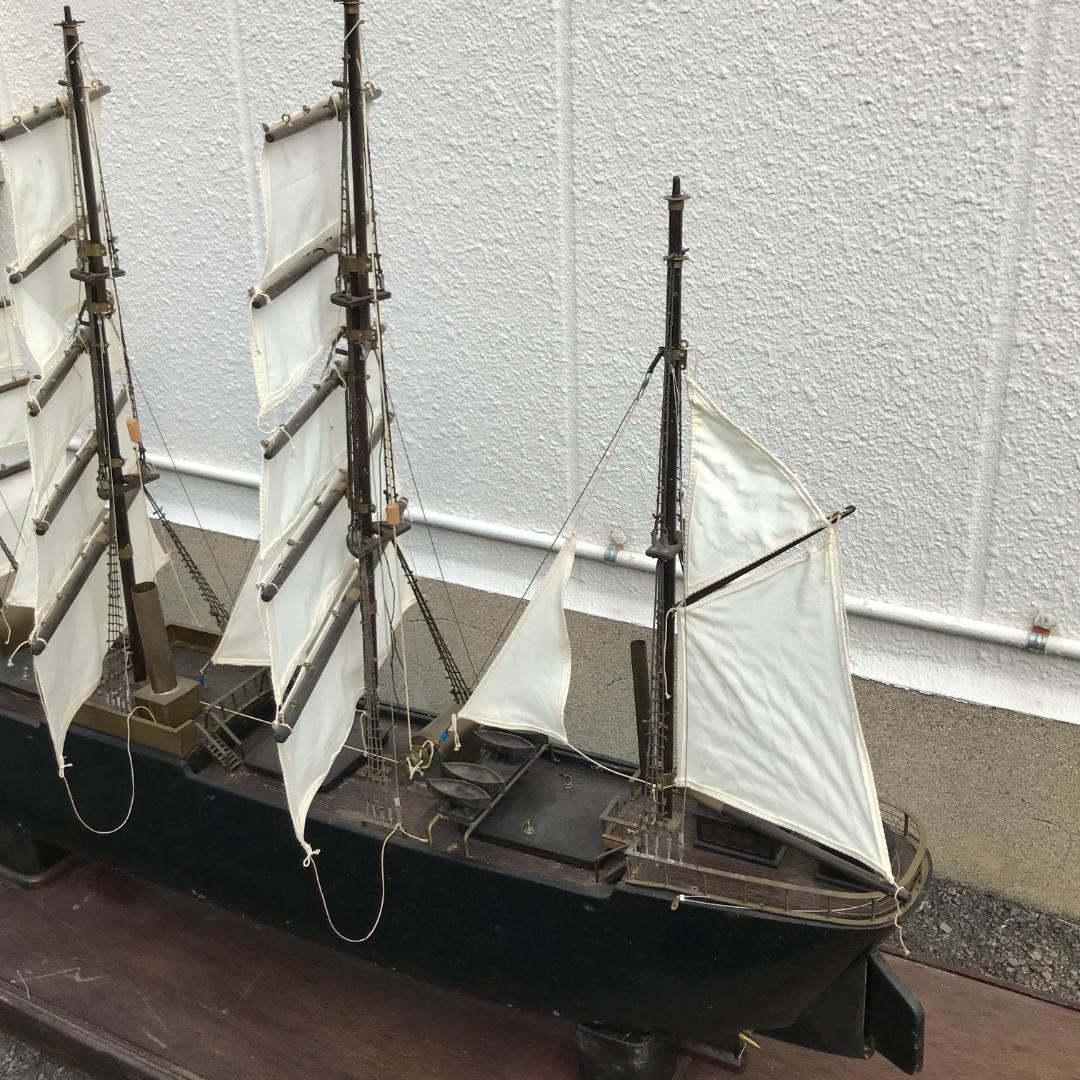 超レア！！　大型帆船　置物　0023