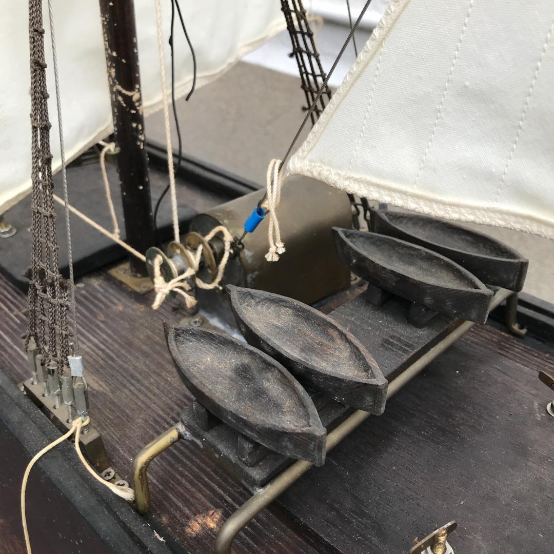 超レア！！　大型帆船　置物　0023