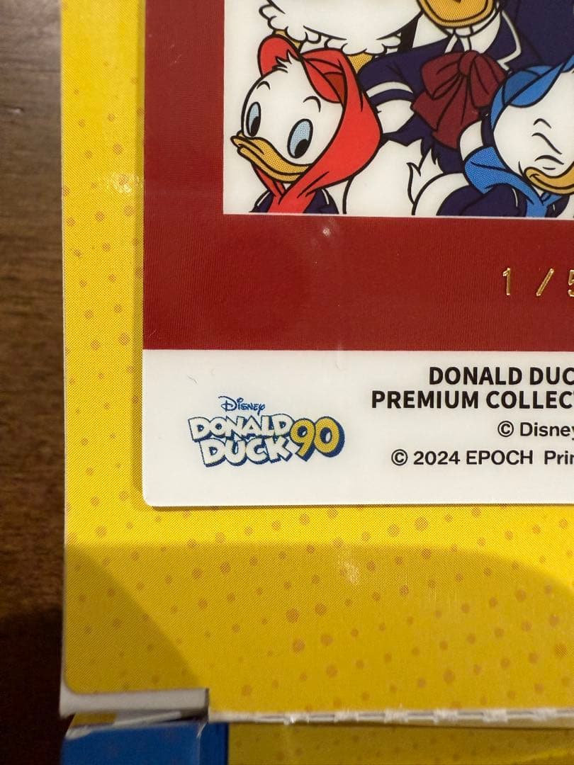 ご*噌様 ドナルドダック 90周年　プレミアムコレクションカード　エポック