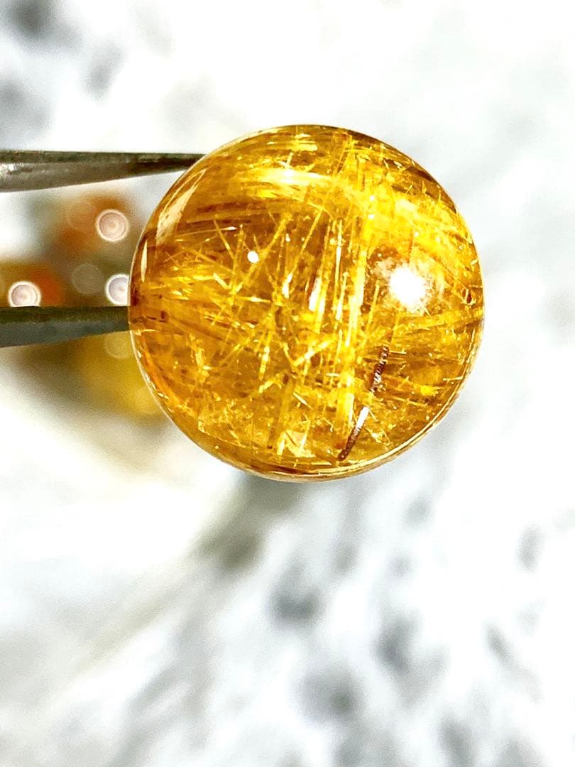 ギラギラタイチンルチル16.7mm玉♡♡