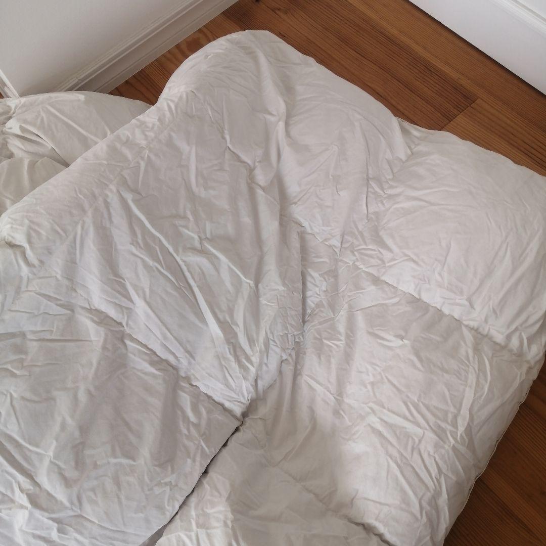 ニトリ　羽毛布団　２１０cmx１８５cm ダブル