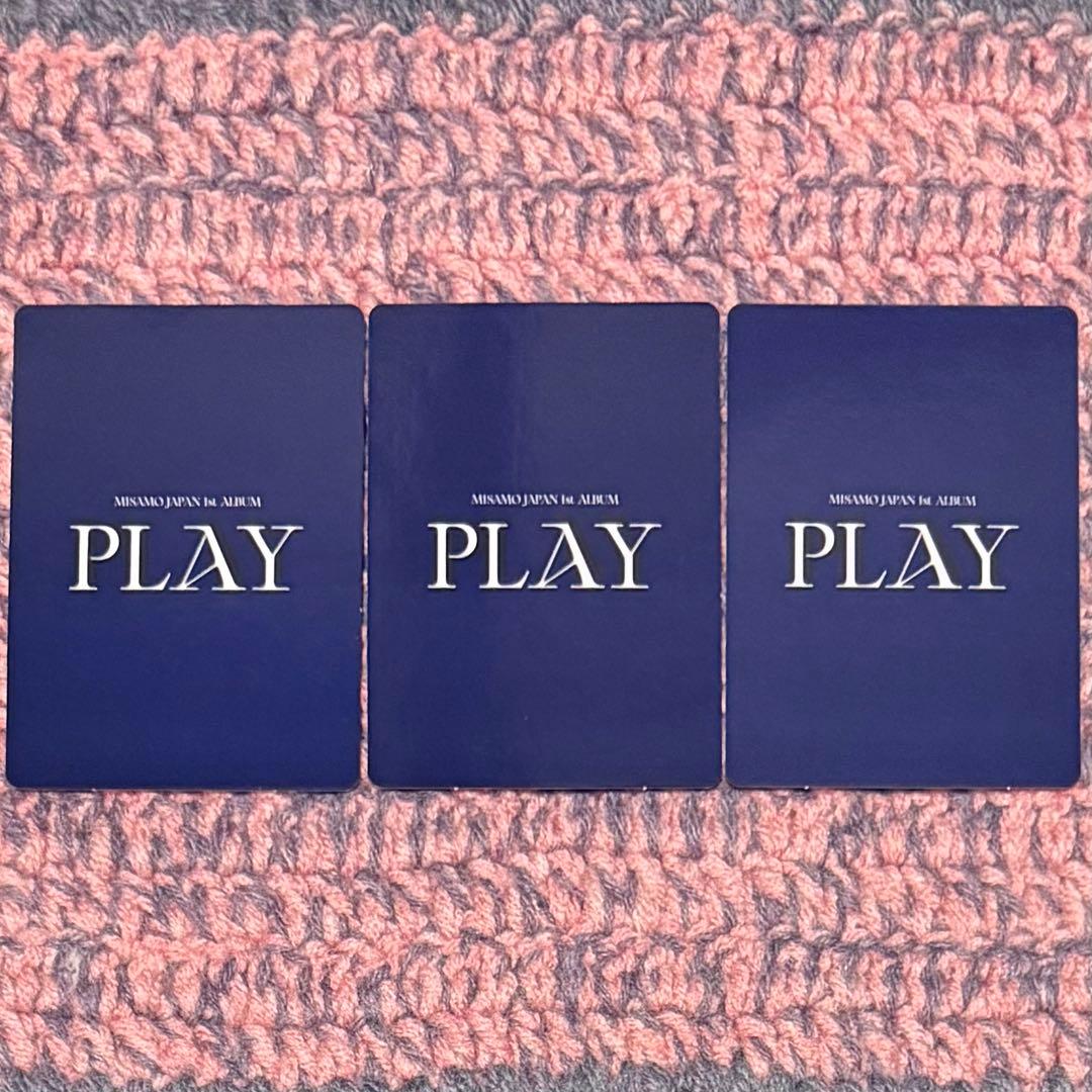 TWICE MISAMO PLAY タワレコ ラキドロ 箔押し 3種 セット