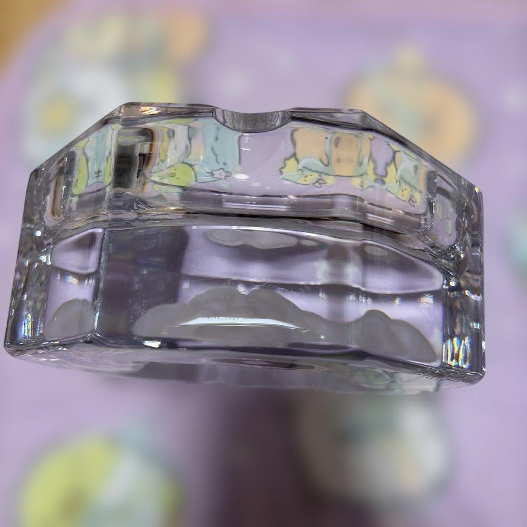 ベルサーチ×ローゼンタール　メデューサデザイン ガラス灰皿 八角形