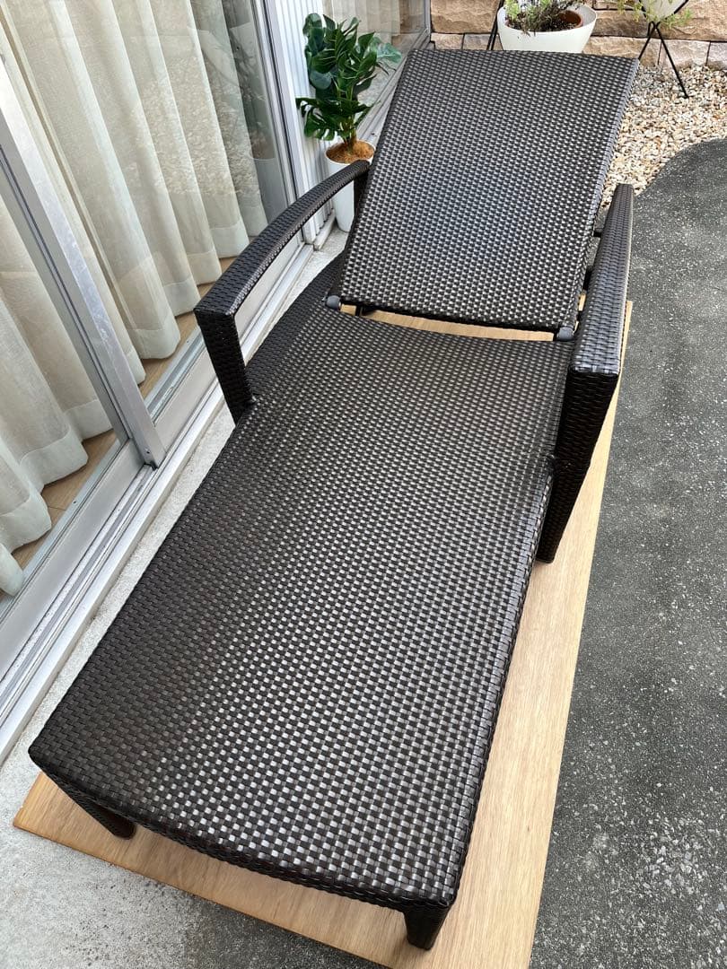 DEDON デドン ビーチチェア　①　シェーズロング　ドイツ　ガーデン　モダン