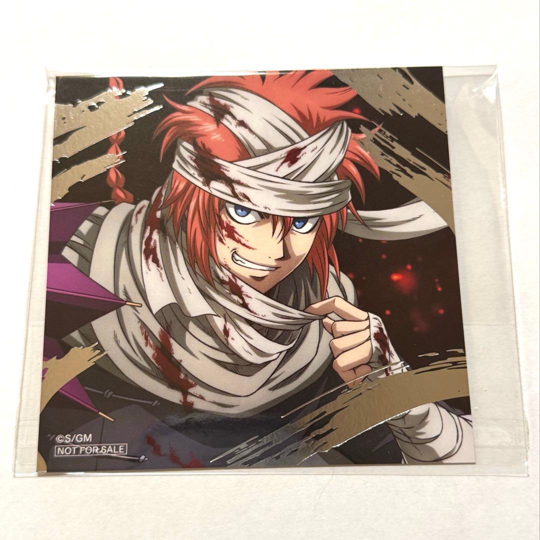 銀魂】箔押しスクエアカード 神威 - メルカリ