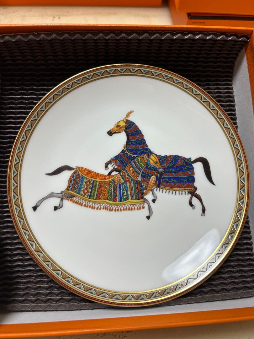 エルメス　シュヴァルドリアン　馬柄プレート3枚