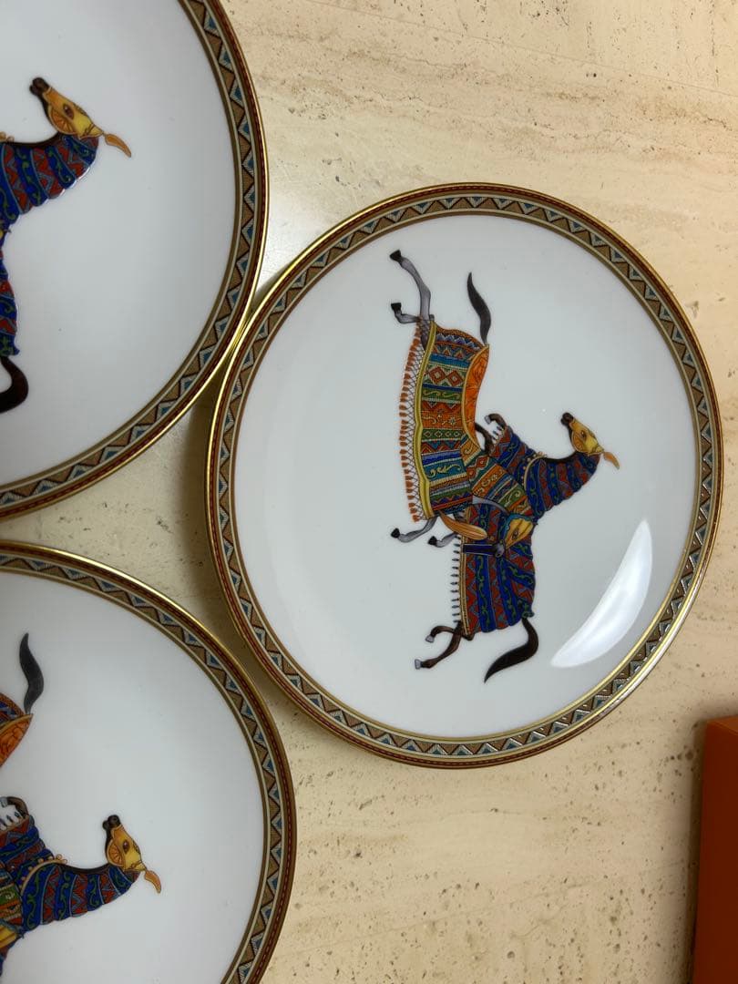 エルメス　シュヴァルドリアン　馬柄プレート3枚