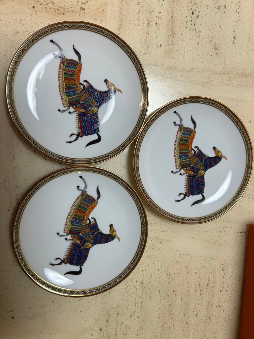 エルメス　シュヴァルドリアン　馬柄プレート3枚