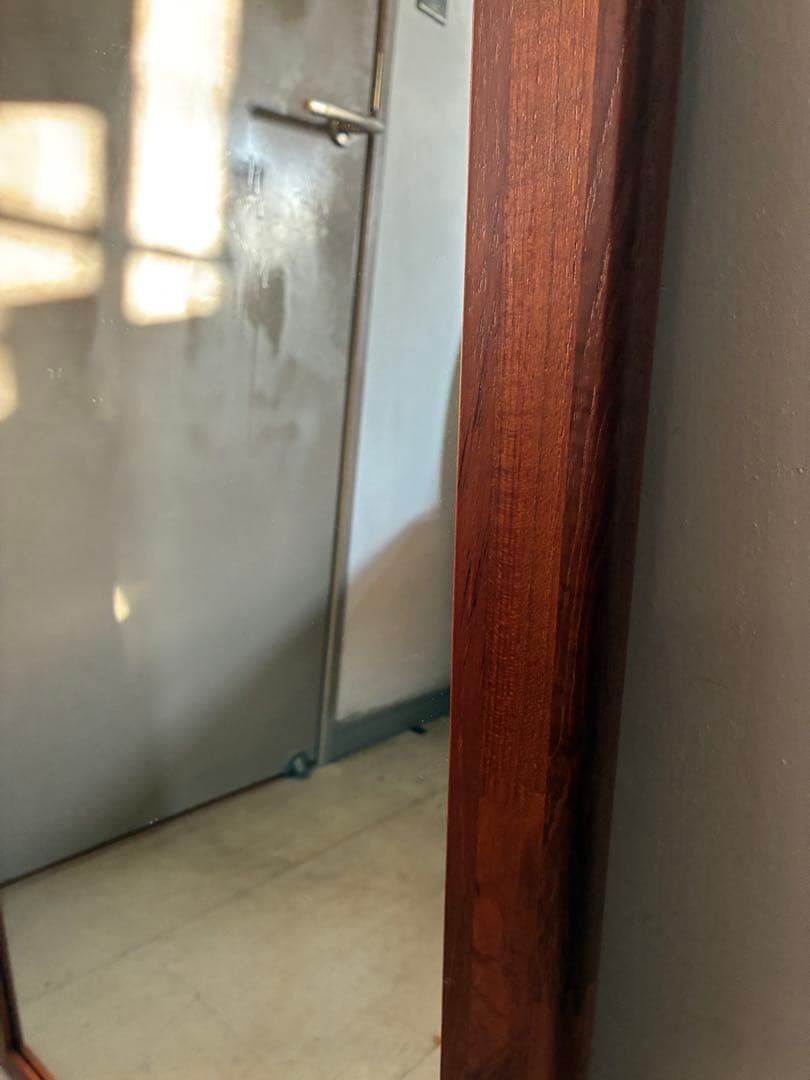 ヤマハ YAMAHA チーク材 ウォールミラー ジャパンビンテージ 北欧