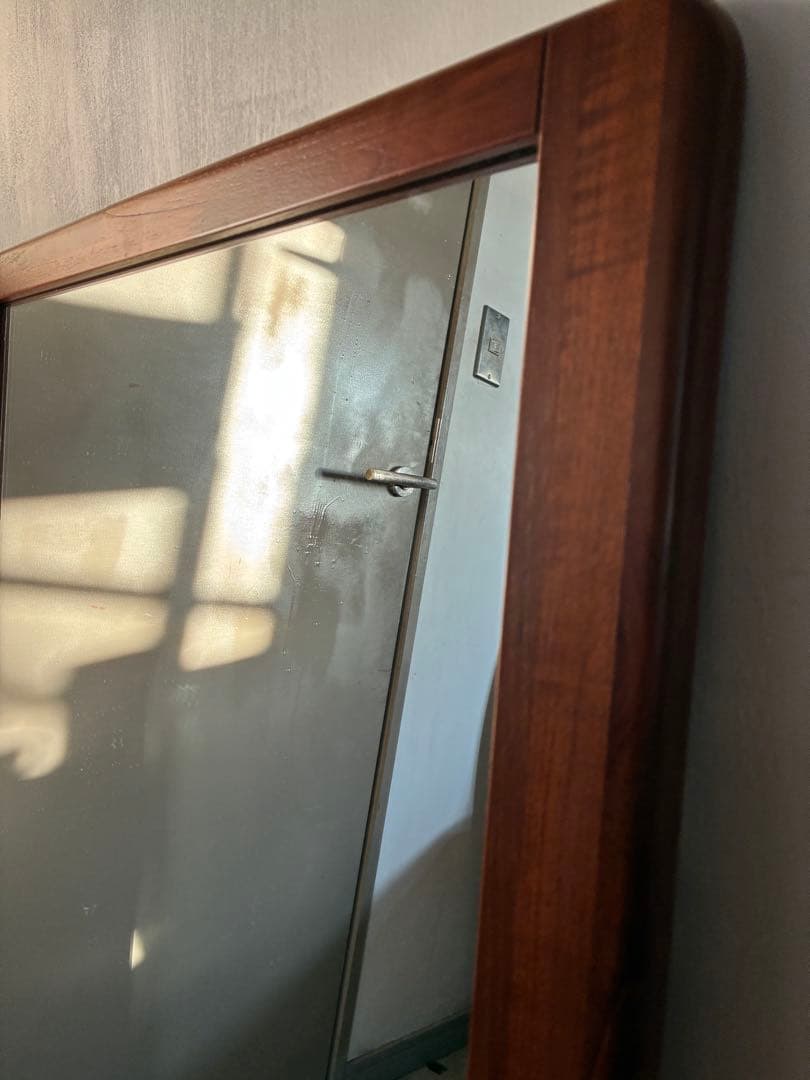 ヤマハ YAMAHA チーク材 ウォールミラー ジャパンビンテージ 北欧