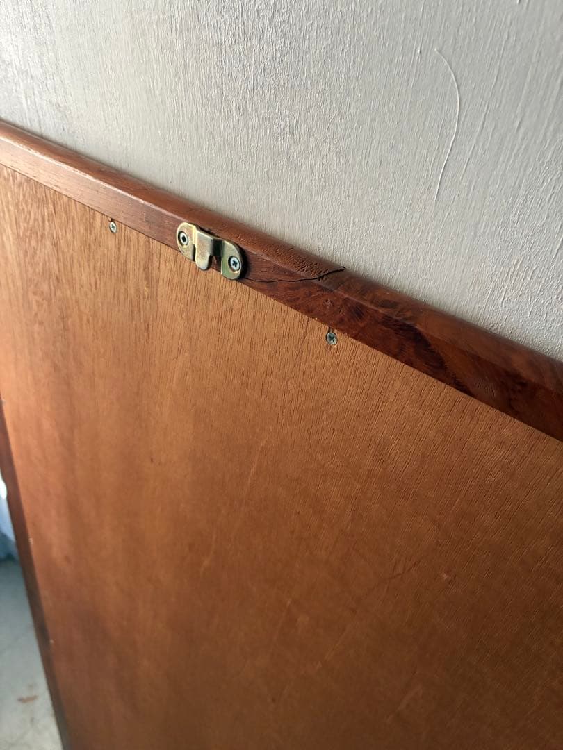 ヤマハ YAMAHA チーク材 ウォールミラー ジャパンビンテージ 北欧