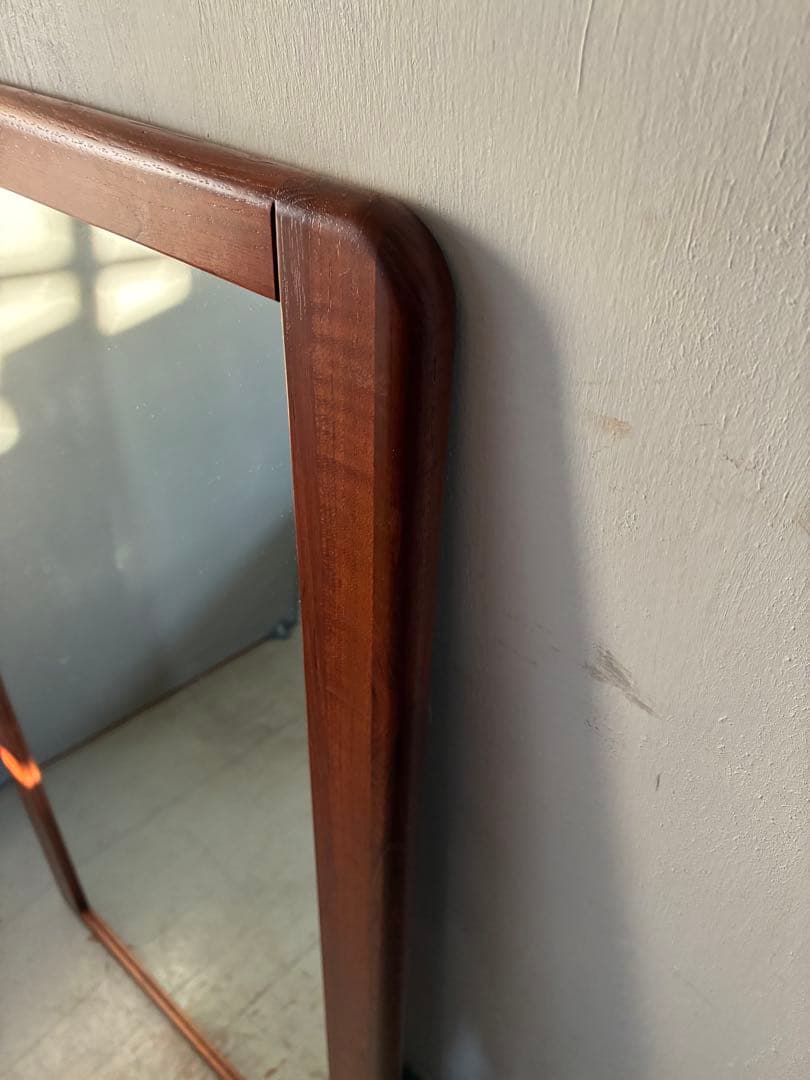 ヤマハ YAMAHA チーク材 ウォールミラー ジャパンビンテージ 北欧