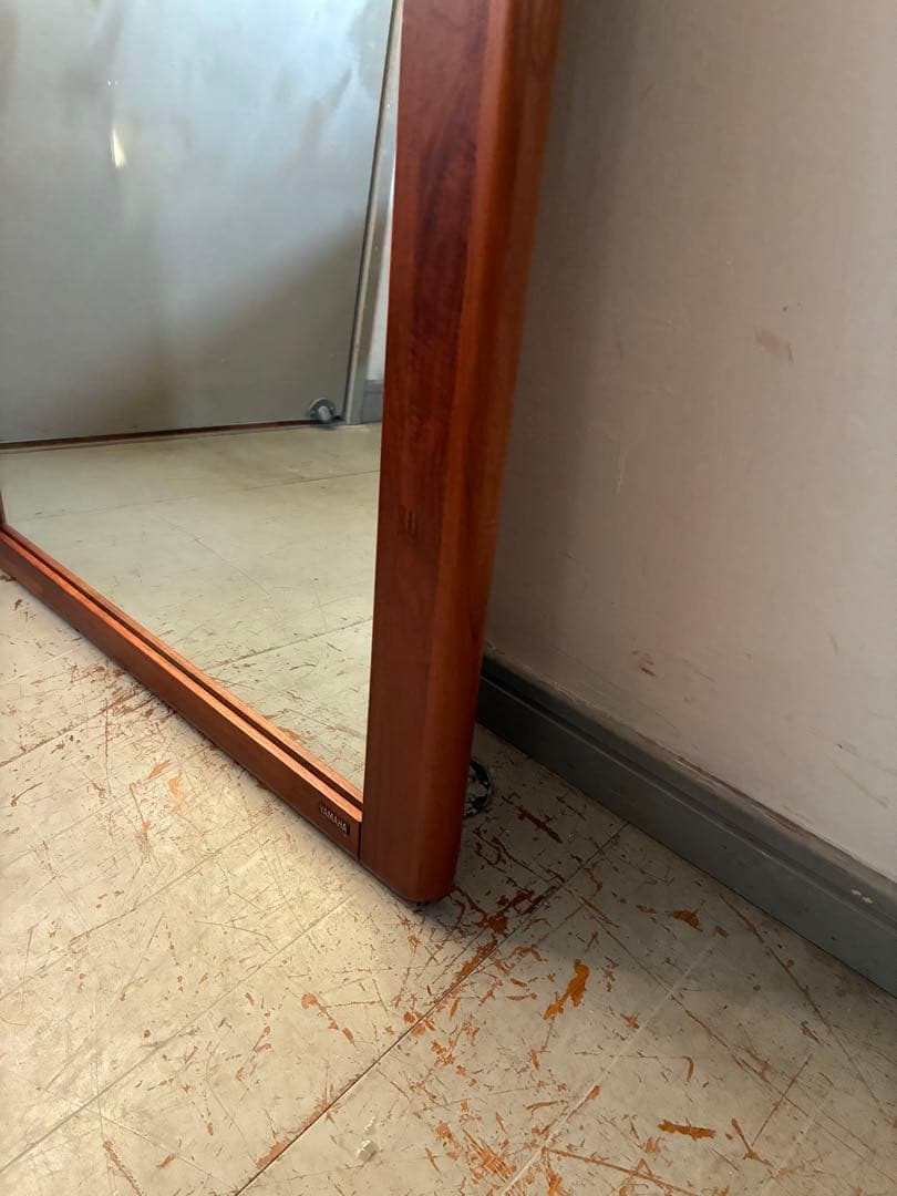 ヤマハ YAMAHA チーク材 ウォールミラー ジャパンビンテージ 北欧