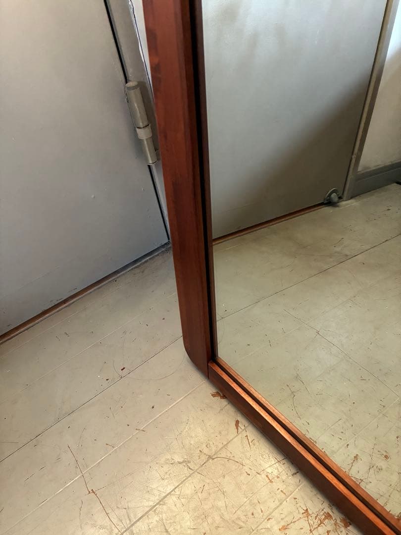 ヤマハ YAMAHA チーク材 ウォールミラー ジャパンビンテージ 北欧