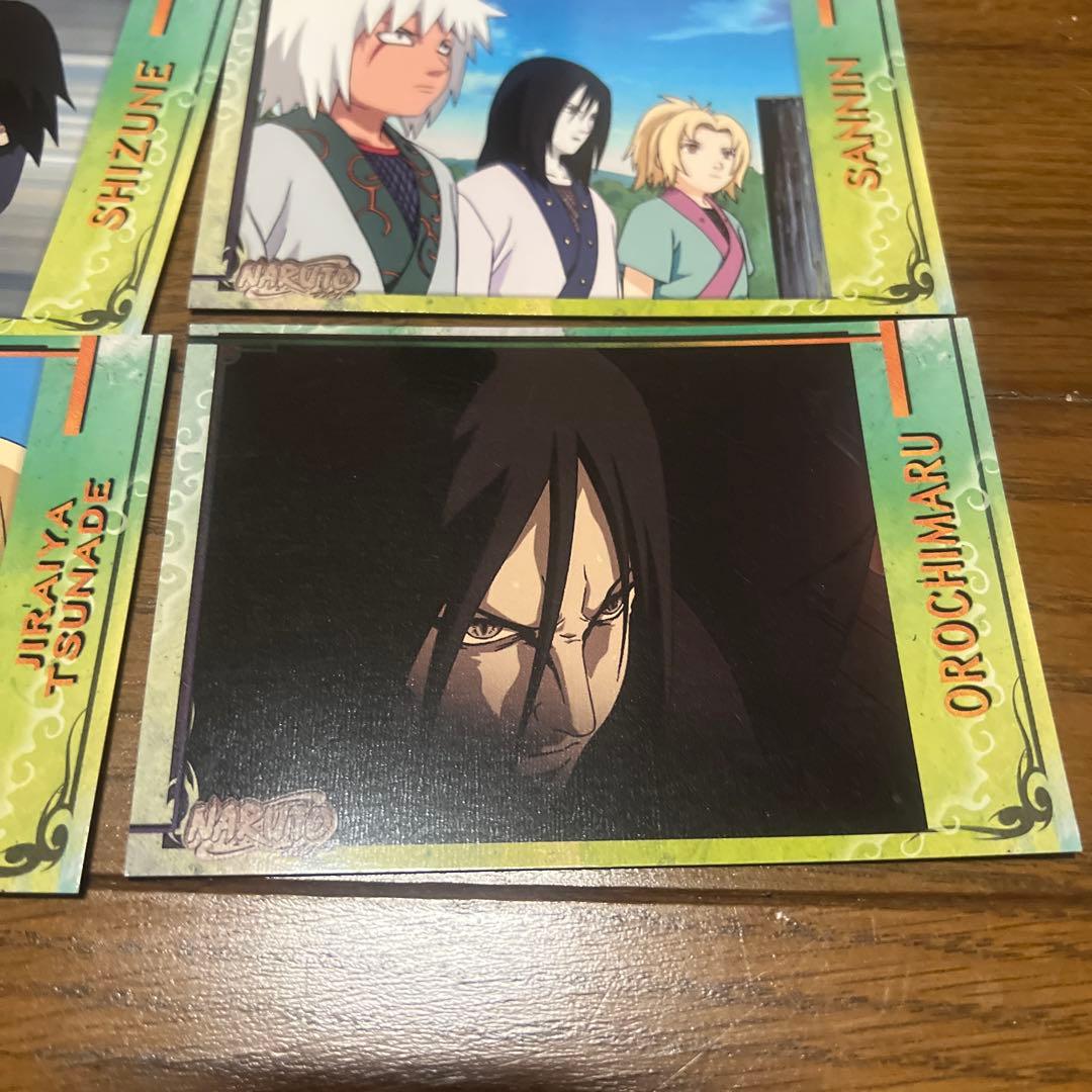 NARUTO ブロマイドガム カード 大蛇丸 自来也 綱手 シズネ 5枚セット