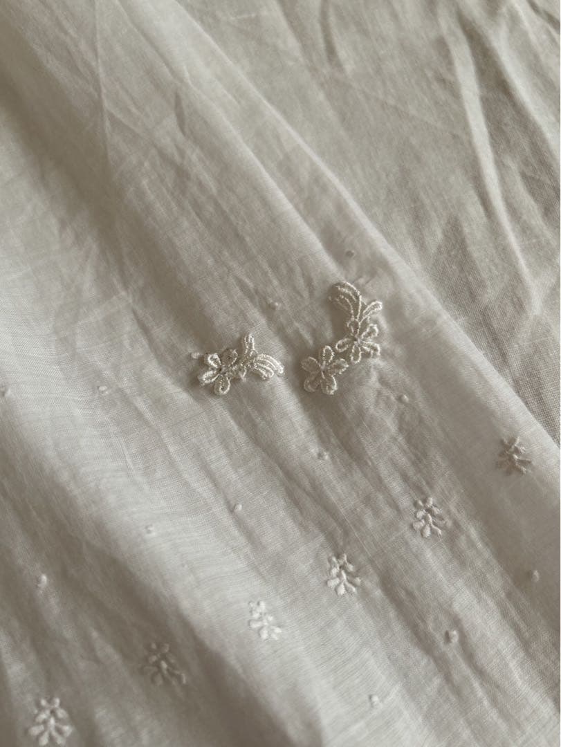 ✲*フランス・フレンチアンティーク　ベビードレス・ドールドレス　チャーチ　レース