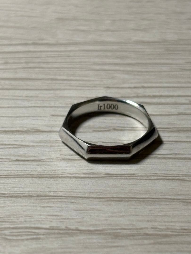 Ir1000 イリジウム 指輪 10号リング 5.539g 希少素材 貴金属