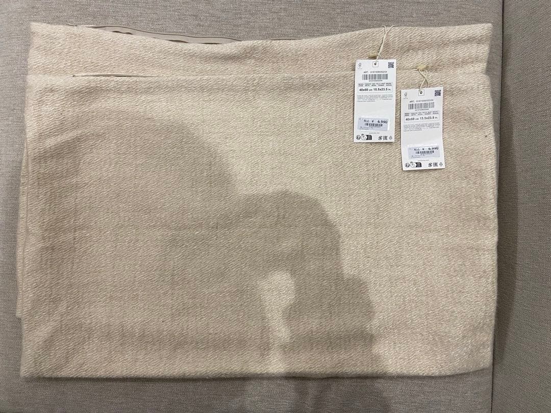 【新品・定価2枚13,980円】ZARA クッションカバー2枚セット