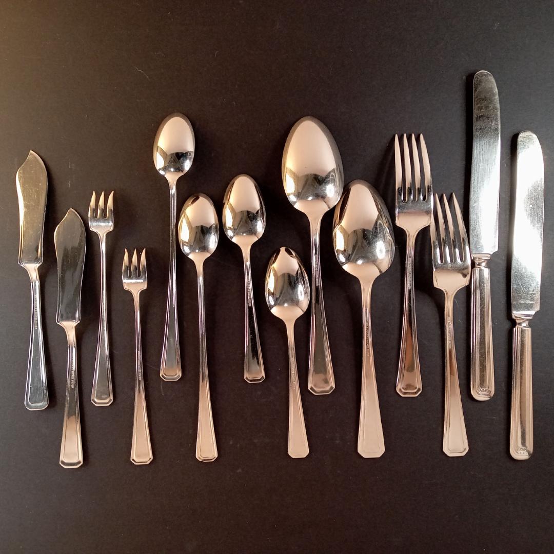 アールデコ1930年代WM ROGERSカトラリー アメリカ 14本シルバーPL