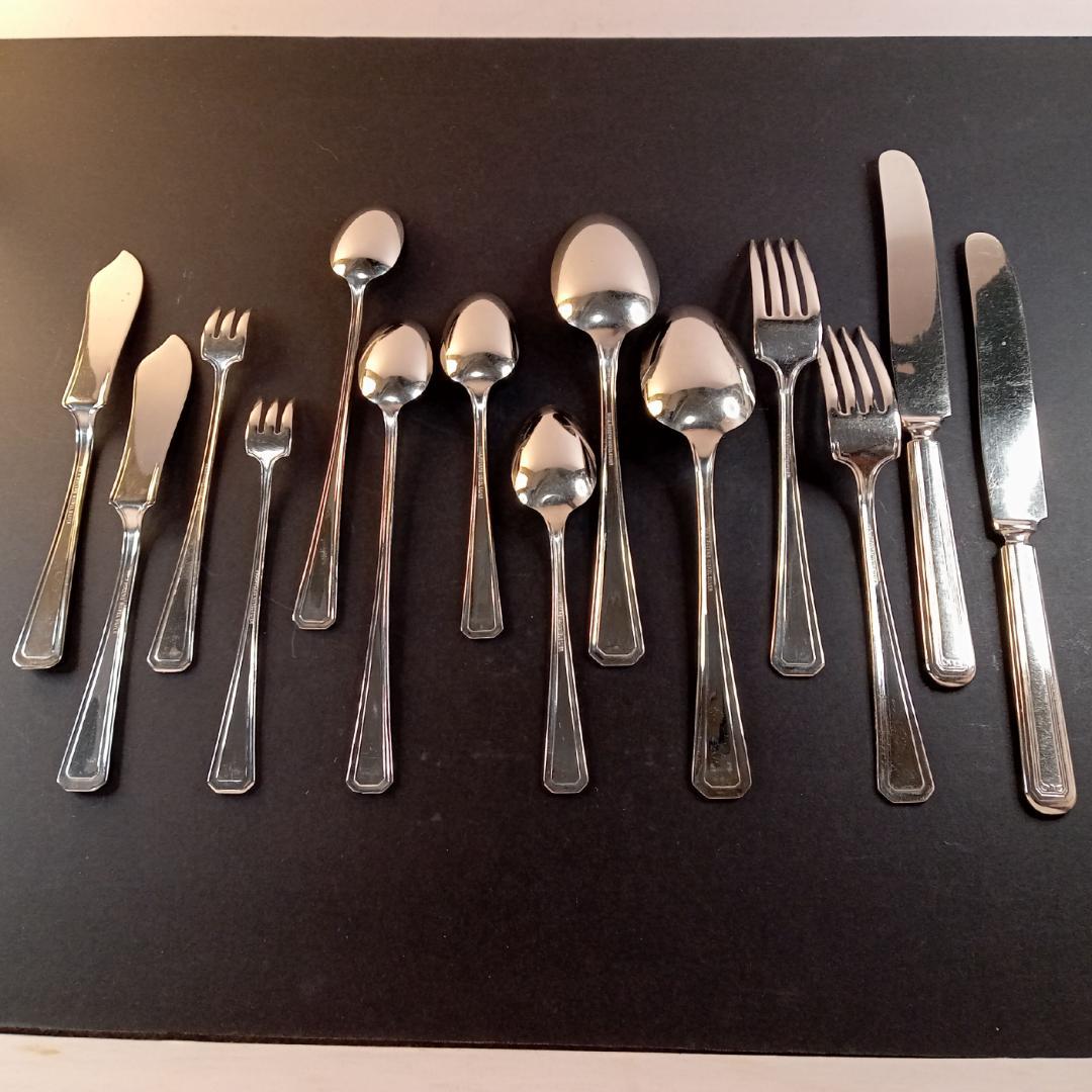 アールデコ1930年代WM ROGERSカトラリー アメリカ 14本シルバーPL