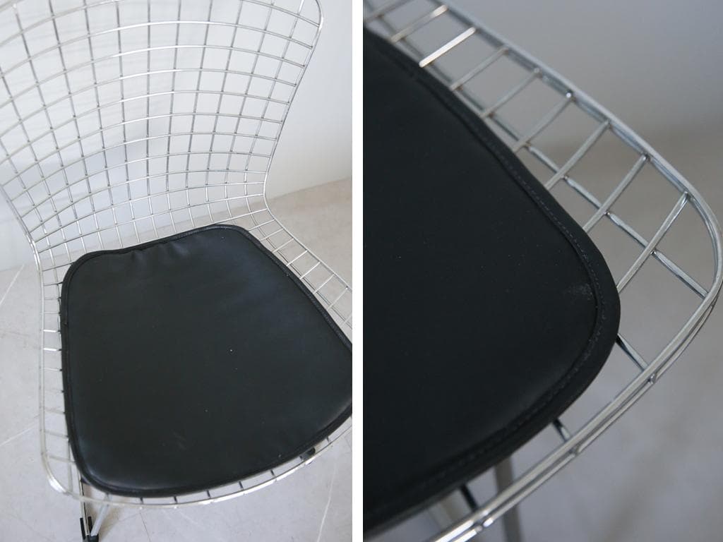 イタリアアンティークワイヤーチェア/ベルトイアstyleチェア(84-120-2