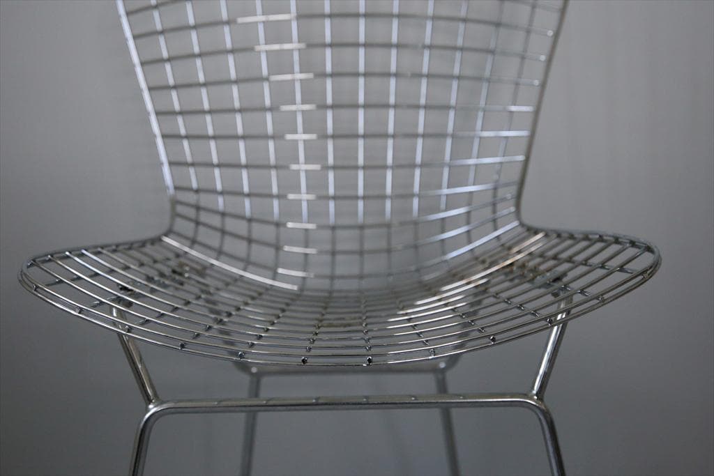 イタリアアンティークワイヤーチェア/ベルトイアstyleチェア(84-120-2