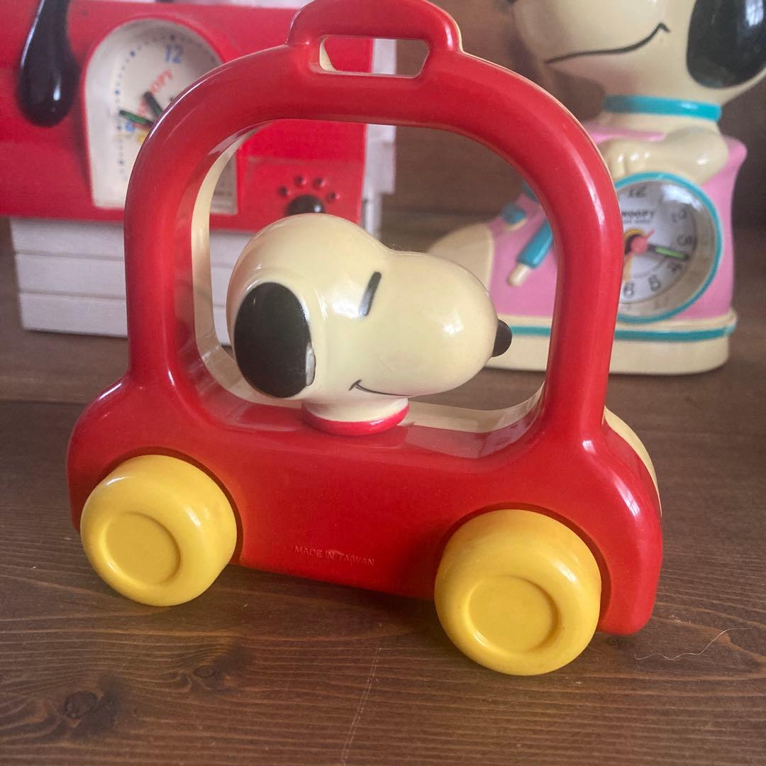 Vintage Peanuts レトロ スヌーピー 置時計 温度計フィギュア - メルカリ