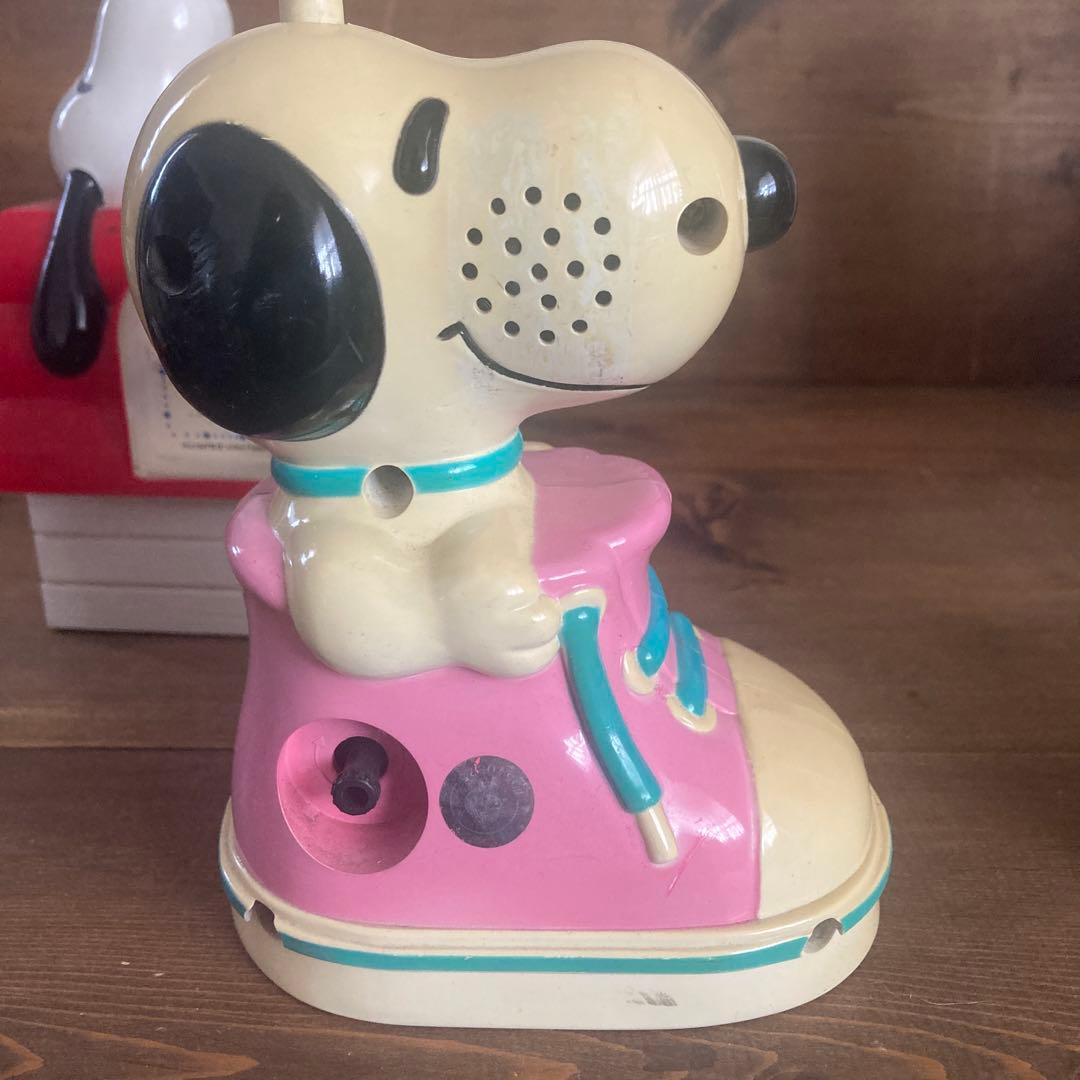 Vintage Peanuts レトロ スヌーピー 置時計 温度計フィギュア - メルカリ