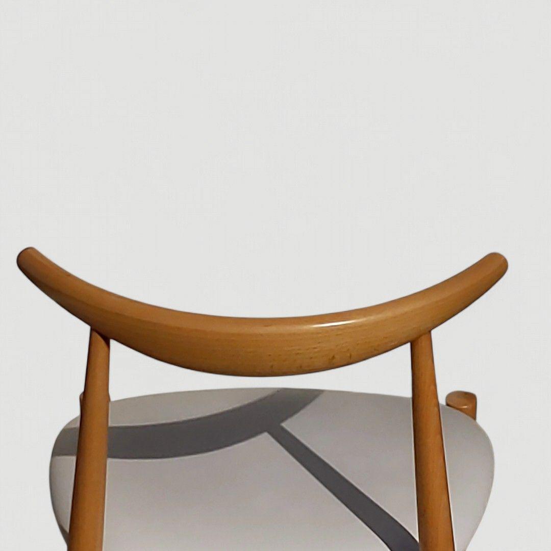 秋田木工 曲木 ダイニングチェア No.0808 IDC大塚家具 ホワイト ②