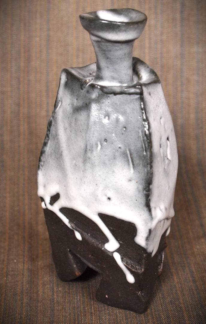 徳利坂本俊人伊賀西山窯陶器製小瓶徳利箱入り青釉薬