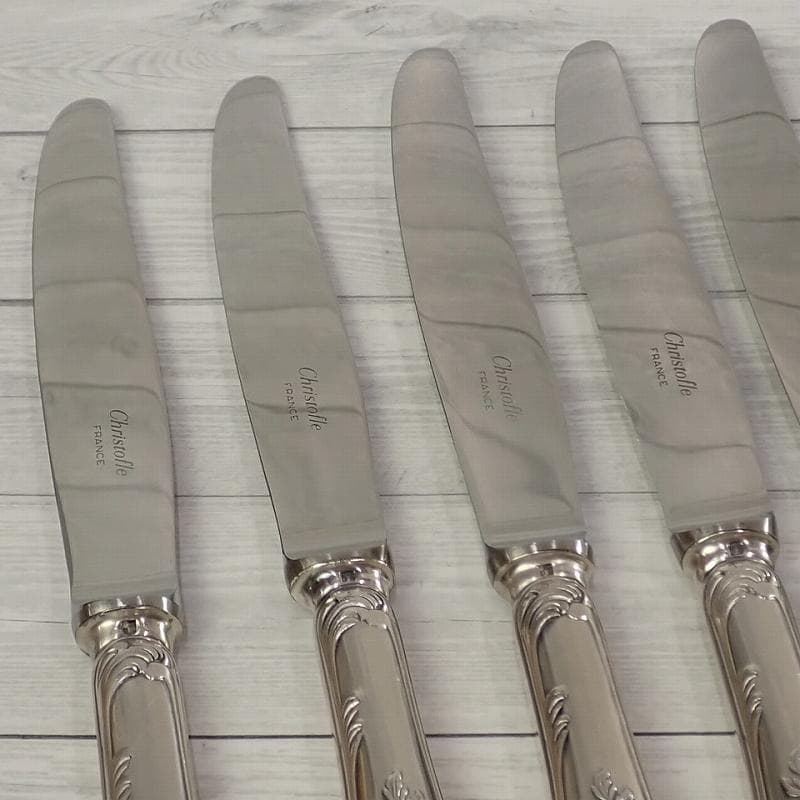 RU-6000　クリストフル　マルリー　テーブルナイフ　シルバーコーティング