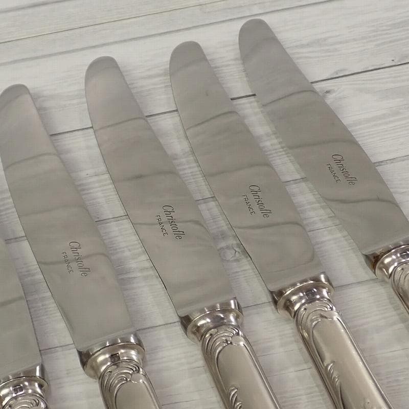 RU-6000　クリストフル　マルリー　テーブルナイフ　シルバーコーティング