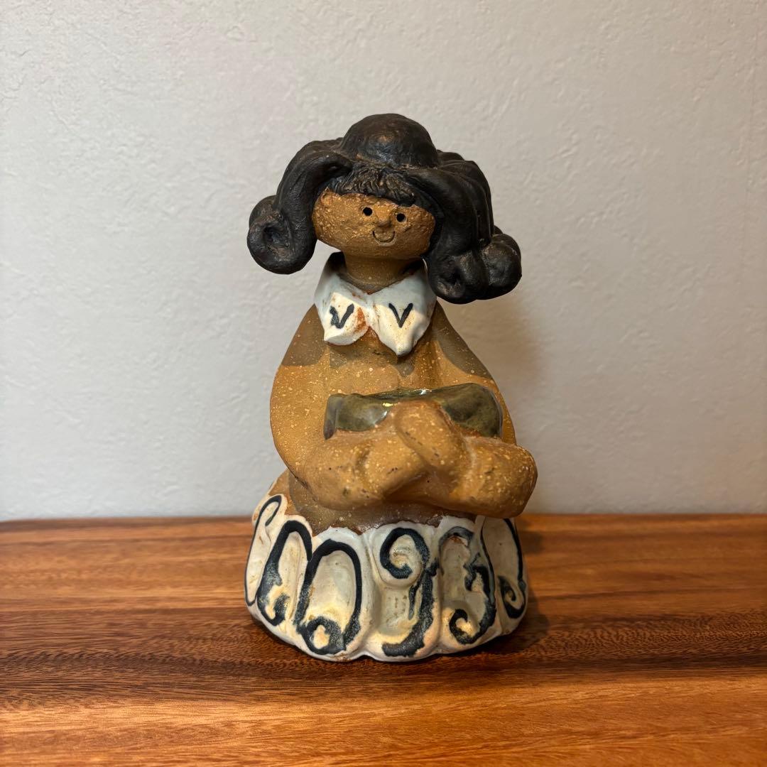 Metlox Poppet vintage ceramic girl 陶器