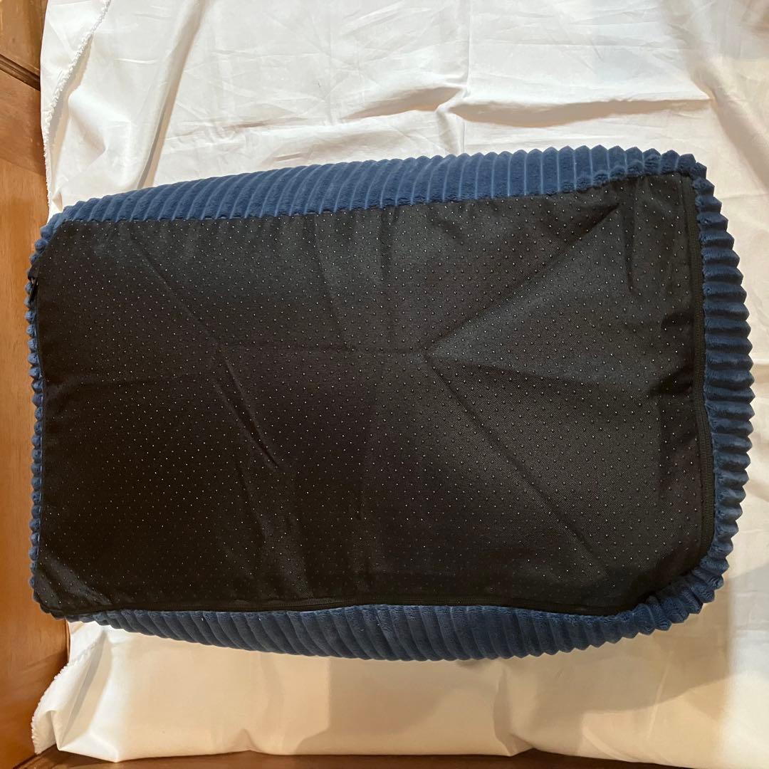 【綺麗】LOOSY ビーズオットマン ネイビー