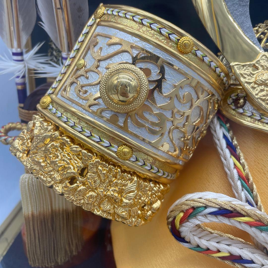 松*子様 豪華絢爛　高級　五月人形　兜飾　ガラスケース入　東京久月　オルゴール付