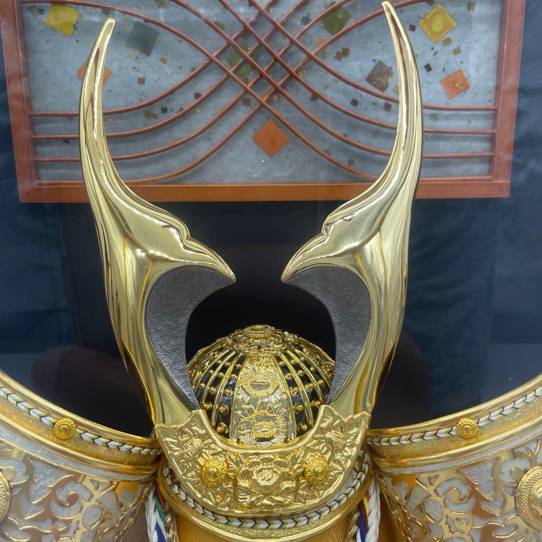 松*子様 豪華絢爛　高級　五月人形　兜飾　ガラスケース入　東京久月　オルゴール付