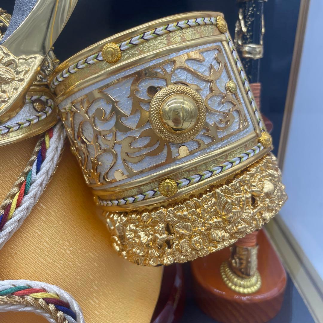 松*子様 豪華絢爛　高級　五月人形　兜飾　ガラスケース入　東京久月　オルゴール付